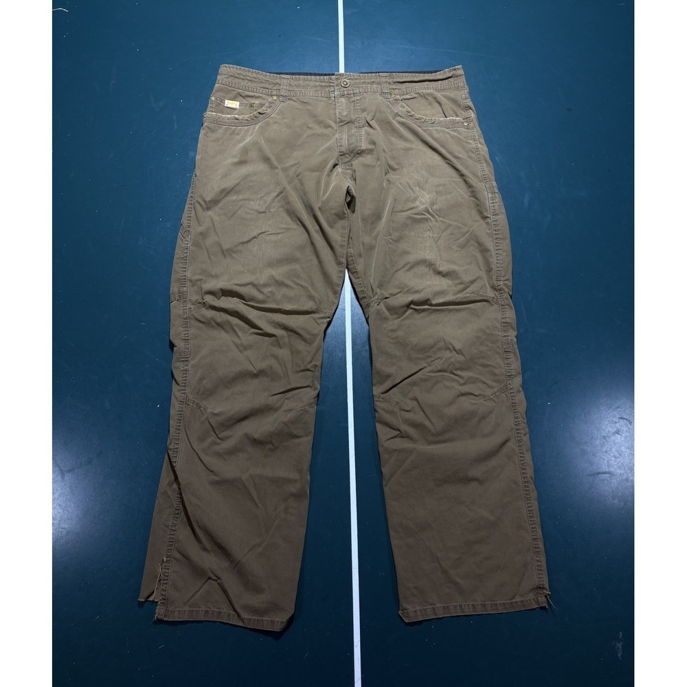 Kuhl Revolvr Pants Men's 38x30 Vintage Patina Dye Brown Hiking Outdoors